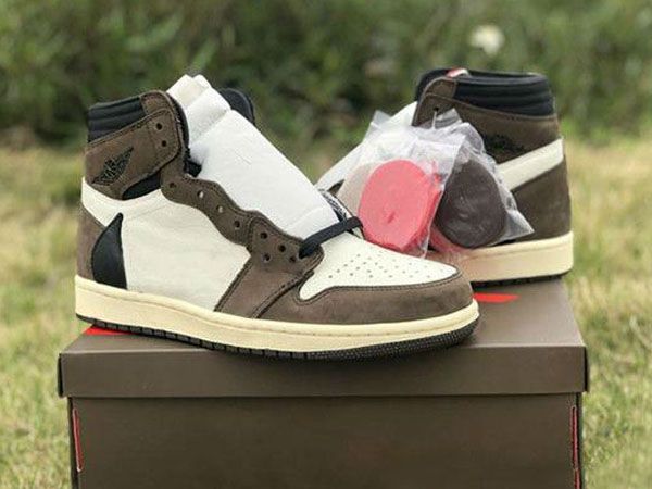 

1 high og fearless mens basketball shoes suede brown dark mocha men athentic sports designer trainers size36-45