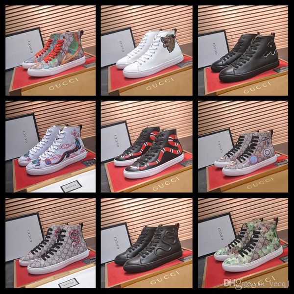 

18ss pring new men's luxury canvas shoes korean version of color matching trend breathable casual shoes madad, Black