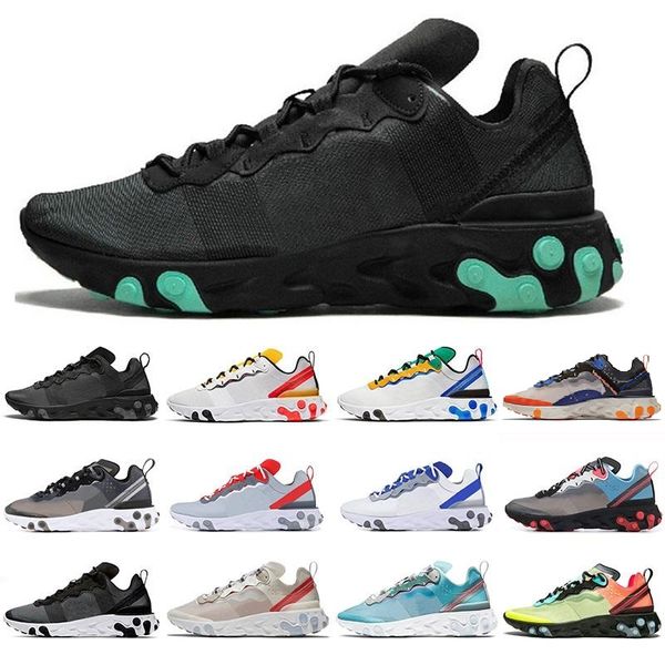 

new undercover x react element 87 55 running shoes for men women tour yellow orange thunder blue black red trainers sports sneakers 36-45