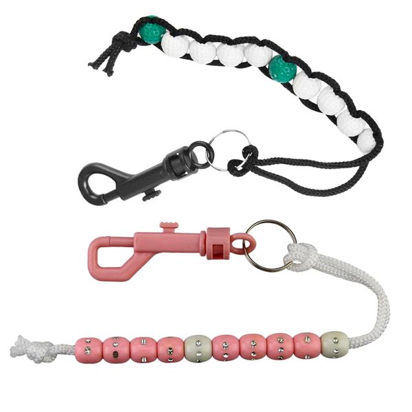 

2pcs golf stroke bead score counter golf accessories training aids present