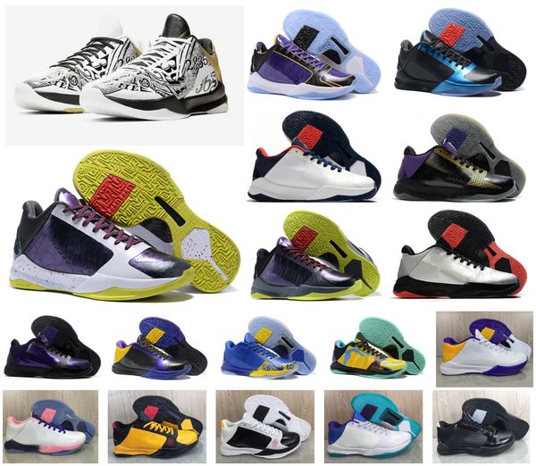 

горячие ретро classics мужские bean клоун v 5 5s mamba баскетбольная обувь высокого качества тренажеры спортивные кроссовки размер 40-46