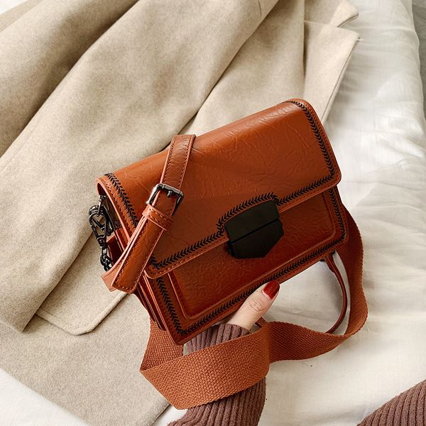 

2020 new women bag small chain crossbody bags high sense shoulder messenger bag pu leather korean style handbag bolso mujer