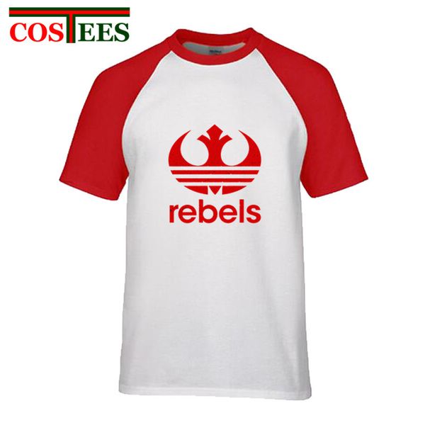 

2018 года сбора винограда rebels alliance футболка мужчины rebels футболки с логотипом homme summer досуг футболка ретро джедай футболка hom, White;black