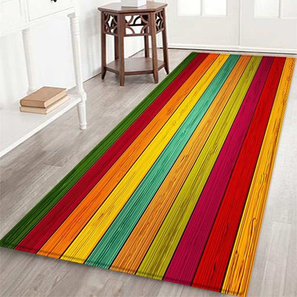 

4 sizes living room carpet bedroom kids room flannel rug non slip kitchen floor mats carpet outdoor colorful door mat