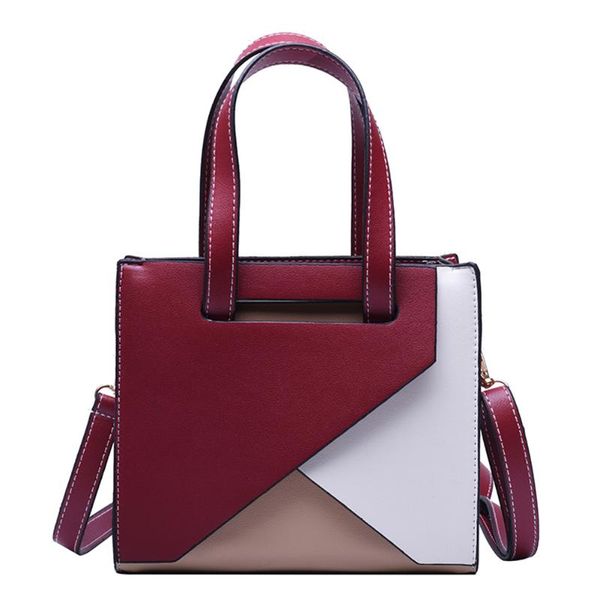 

pu leather fashion crossbody bags for women british style shoulder messenger bag lady travel hit color shoulder bag 2020 new