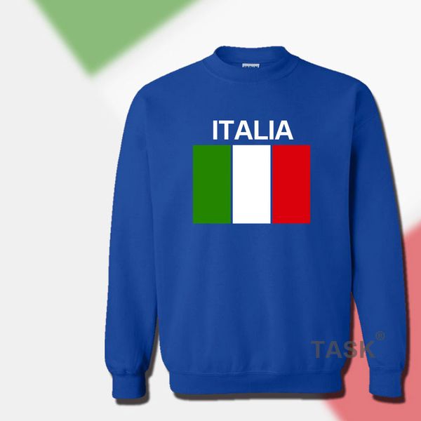 

italy hoodies men sweatshirt sweat new hip hop streetwear tracksuit nation footballer sporting 2017 ita italia italian italiana, Black