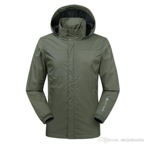 

горячие открытые весной осенних куртки andes мужчина севера водонепроницаемая однослойный комбинезона пальто ветровка лицо жакет бесплатная, Black;brown