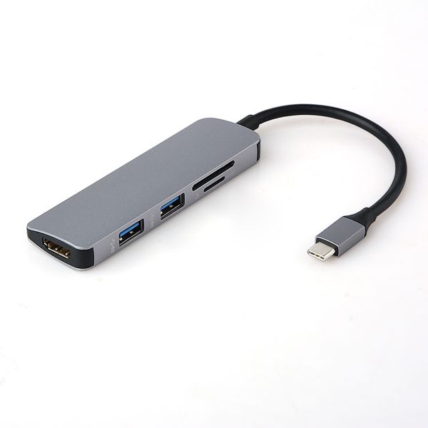 

5 in 1 usb c hub usb-c to 3.0 hub hdmi pd thunderbolt 3 adapter for galaxy s9/s8 huawei p20 pro type c usb hub