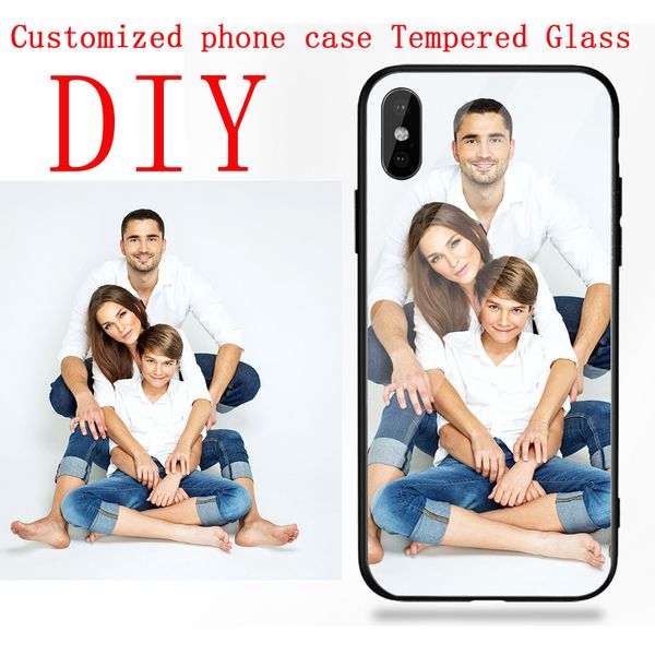 

tempered glass customized p phone case for iphone xr xs xs max plus for iphone 5 se 5s 8 7 6 6s plus