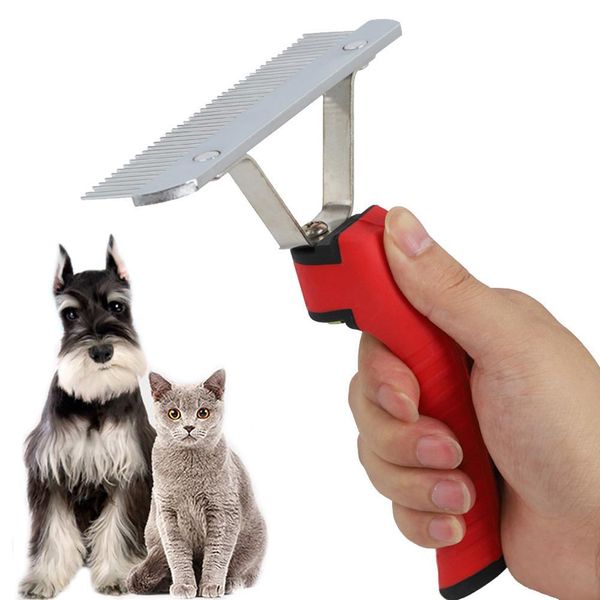 

grooming tool trimmer extra large professional shepherd pet accessories steel rake shape cleaning golden retriever flea dog comb