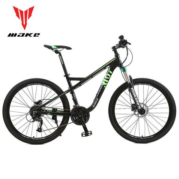 

make mountain bike aluminum frame 27 speed 27,5" wheel hydraulic disc brake