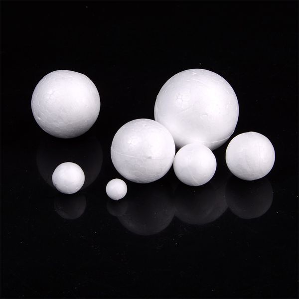 

20pcs/bag modelling polystyrene styrofoam foam ball white craft balls for diy christmas party decoration supplies dia1-4cm