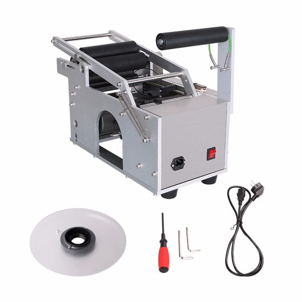 

110v 220v new labeling machine semi automatic 120w bottle labeler 12-90mm semi-automatic round bottle labeling machine