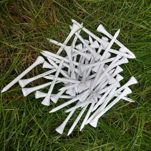 

100pcs 70mm white wooden golf ball tees printing golf tee new clearance sale 100pcs 70mm dfboc