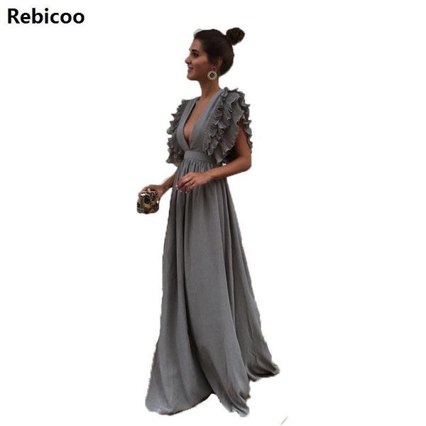 

summer beach jumpsuits rompers womens jumpsuit deep v chiffon flouncing macacao feminino overalls for women vestidos, Black;white