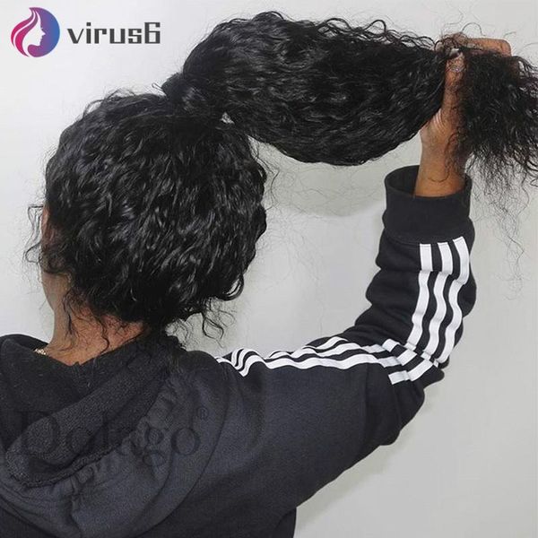 

lace frontal wig pre plucked with baby hair 250 density deep wave curly bob 13x6 full lace human hair wigs, Black