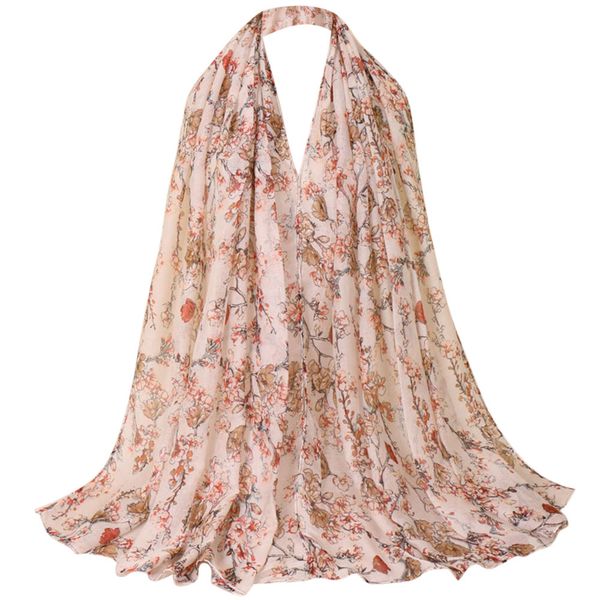 

6 styles bonnet hijab chiffon hat muslim women muslim floral print scarf scarves hijab wrap shawls headband bonnet islam f300316, Red