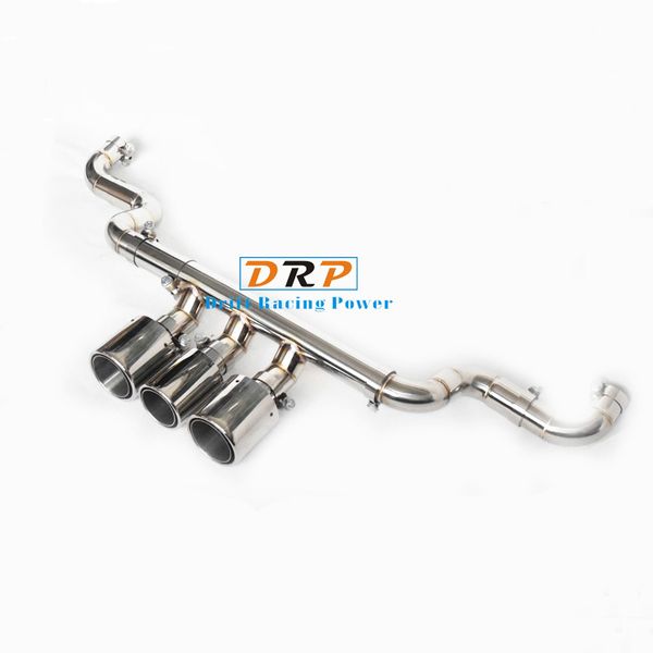 

fit for hon*da ten generation ci*vic exhaust pipe modified three out of exhaust muffler tip