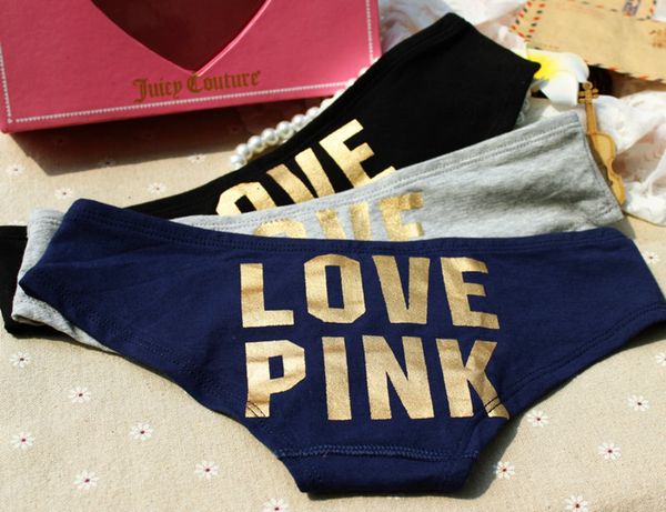 

women ladies cotton g-string briefs panties thongs lingerie underwear knickers, Black;pink