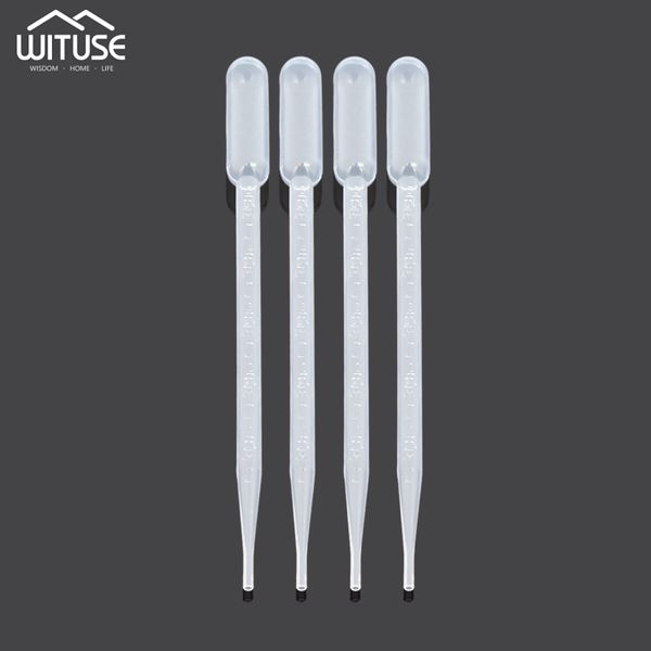

0.2/0.5/1/2/3/5ml plastic pap straws disposable pipette dropper with scale multi-dropper 400pcs kitchen bar tools