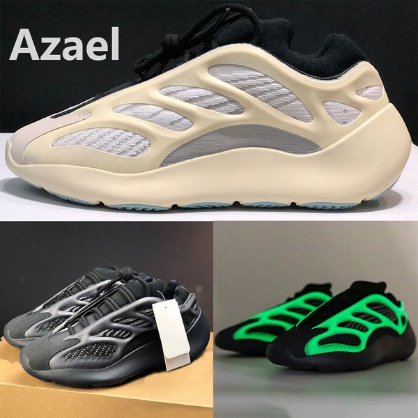 

stockx 700 v3 azael alvah white glow in the dark kanye west designer shoes men women running trainer sneakers us 5-11