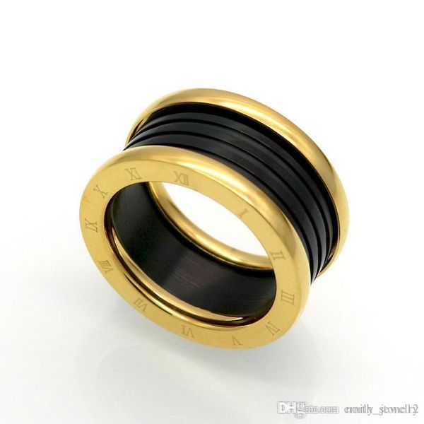 

2017 roman gold love brand 316l titanium steel jewelry wholesale heart love rings for woman wedding ring jewelry gold/silver/rose color