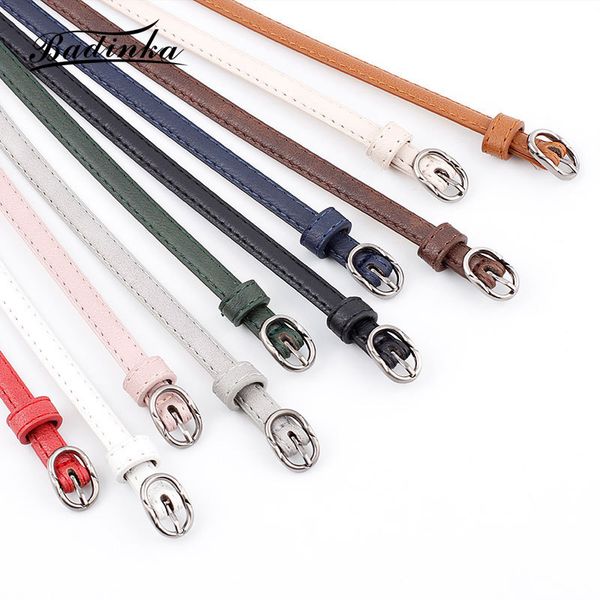 

2019 новый дизайнер дамы белый красный розовый черный узкий тонкий пояс женский vintage pin пряжка талия ремни женские джинсы брюки ремень, Black;brown