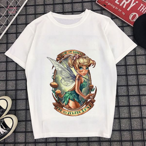 

лето tumblr vogue graphic смешные рубашки тис harajuku ulzzang принцессы эстетические женщин топы женские одежда урожай tshirt, White