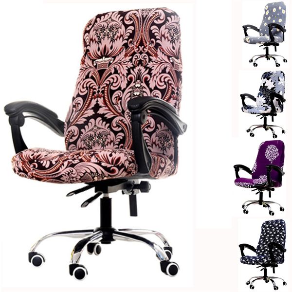 

dropshipping more models rotating office computer chair cover spandex covers with zipper stretch chair dust cover customized