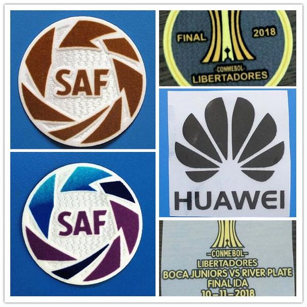 

Huawei Sponsor Patch Final 2018 Conmebol Libertadores Boca Juniors VS River Plate Finalida match details Heat Transfer, SAF soccer badge
