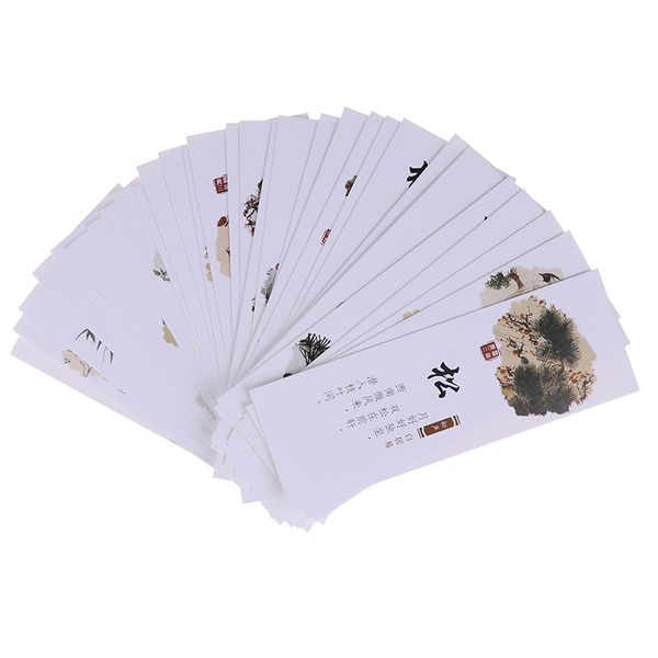 

cute kawaii paper bookmark vintage chinese style book marks for kids school materials 30pcs/lot