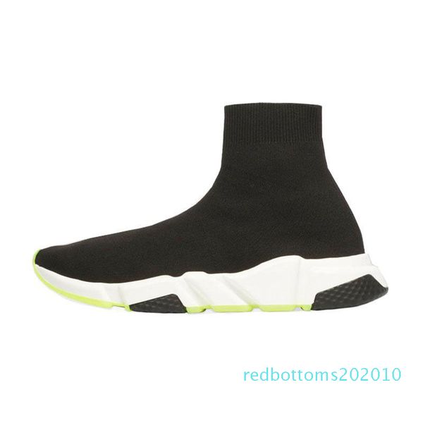 

new lace-up luxury designer casual sock shoes lace up speed trainer brand red triple black fashion socks trainer sports sneakers 36-45 r10