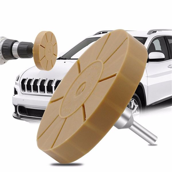 

3.5'' rubber eraser wheel pin stripe decal car sticker caramel pneumatic removal rubber eraser wheel 30nov18