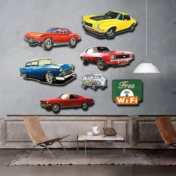 

нерегулярное оттенок vintage оловянный металлический знак бляшка бар паб дом кафе loft ресторан гобелен дома декор ретро искусство стикер po