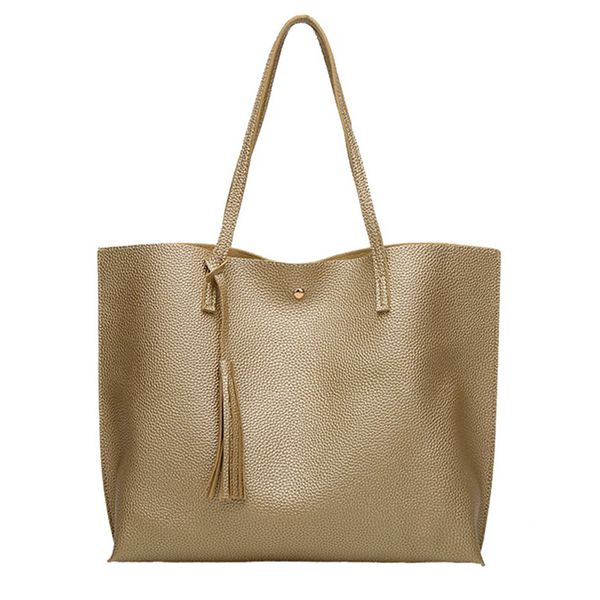 

casual women's bag tassel handbags female designer bag vintage big size tote shoulder bag dames handbag