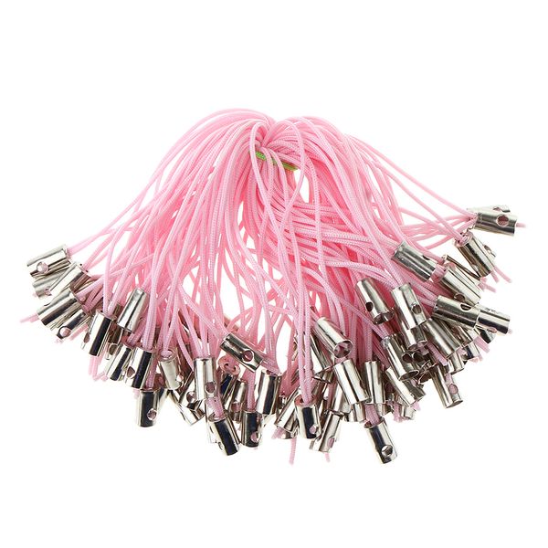 

100pcs мобильного сотового телефона полиэстер lariat темляка шнуры качают ремни 50мм