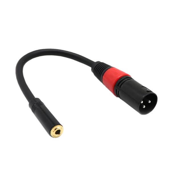 

3.5mm (mini) 1/8inch stereo female to xlr male adapter cable