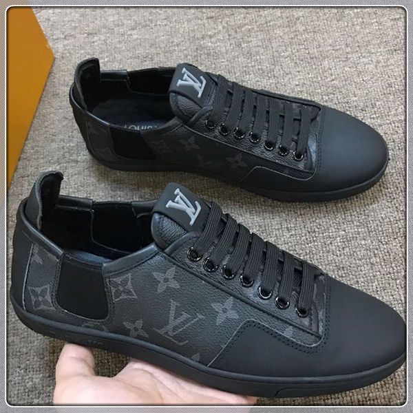 

lo-sneakers mens shoes autumn and winter lace-up vintage luxury footwears comfortable shoes scarpe sportive da uomo sale, Black