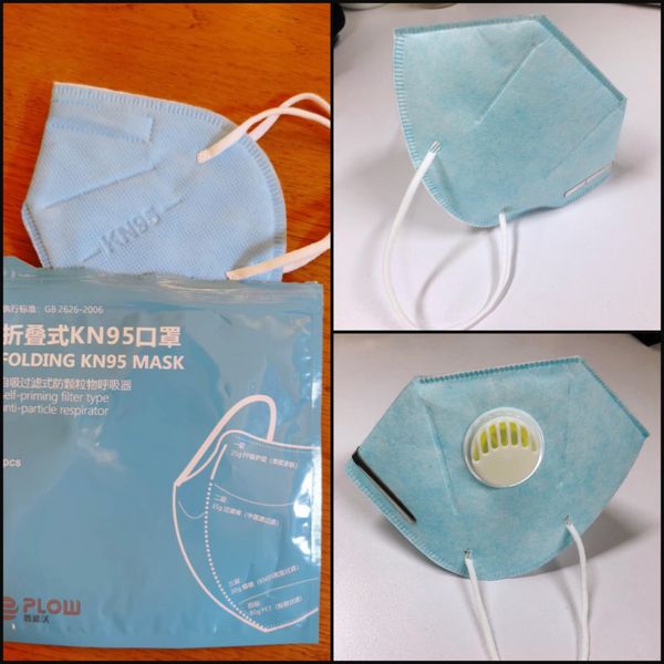 

dhl бесплатно готов! складная маска kn95 ffp2 с дыхательным клапаном антипылевой респиратор n95 маска для лица с самовсасывающим фильтром в