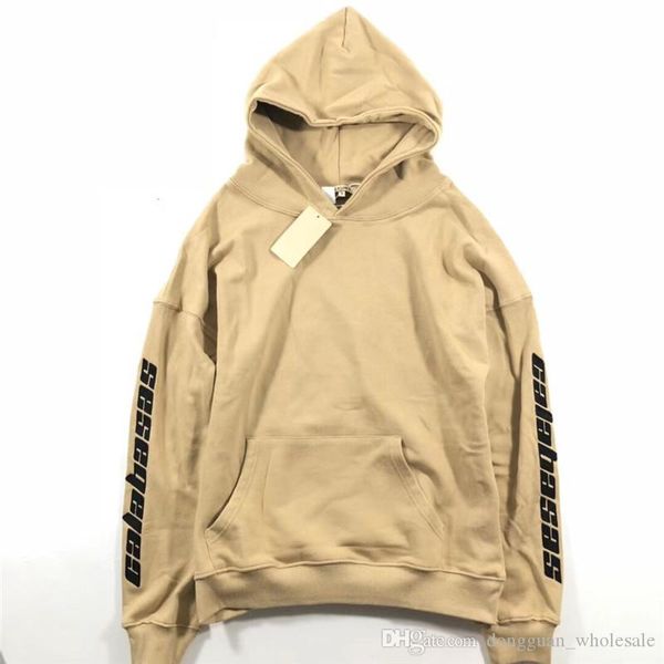 

season 5 men women embroidery calabasas hoodies 1a:1 kanye west new arrived sweatshirts pullover season 5 hoodies, Black