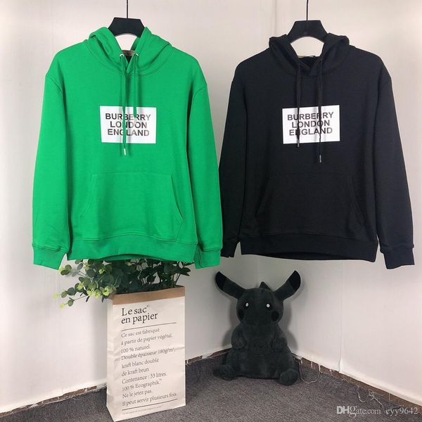 

19new famous autumn designer sports sanitary clothes with men and women's hoodies, zipper sanitary clothes, printed logo cotton 03, Black