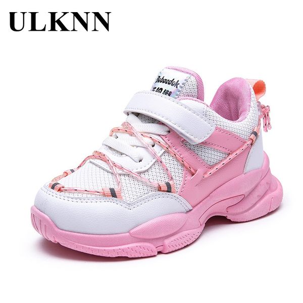 

ulknn sneakers for children girls kids casual student shoes winter autumn footwear breathable bright flat comfortable sneakers, Black