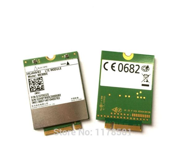 Freeshipping разблокирована ME906E + 2PCS IPX4 NGFF M.2 Антенна 100% первоначально FDD LTE 4G WCDMA GSM Surpport модуль GPS запас