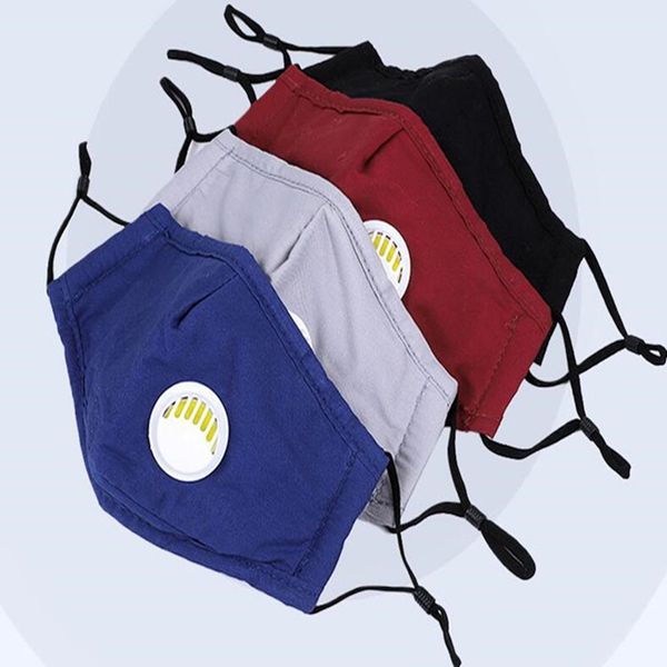 

хлопок многократное использование омывается маска pure color рм2,5 дыхательные фильтры, маски с клапаном для взрослых cotton маска wy694q