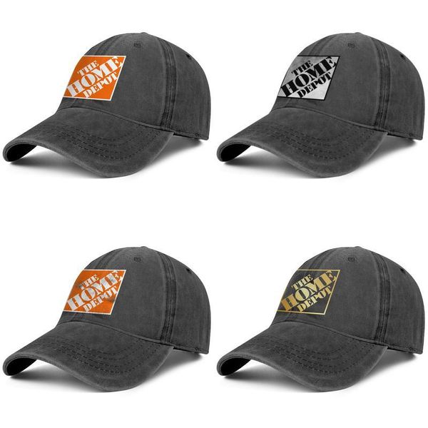 

the home depot оранжевый вектор унисекс мода бейсболка папа прохладно регулируемая винтажная шляпа спортивная джинсовая старая вспышка золот, Blue;gray