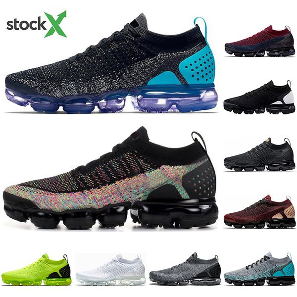 

with socks designer athletic knit fly 2.0 sneakers punch chrome mesh breathable outdoor mens trainers running shoes