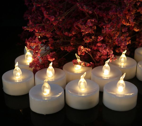 

2018 latest christmas party romantic marriage love candle light warm white flash led electronic candle wedding party decoration candle light