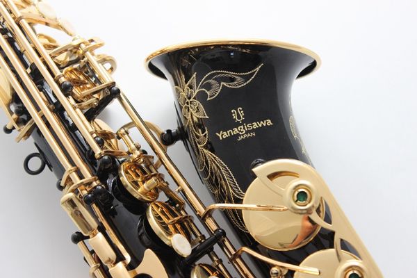 

Japan yanagi awa a 991 a wo10 alto axophone black lacquered gold button alto ax profe ional woodwind in trumen with mouthpiece bag