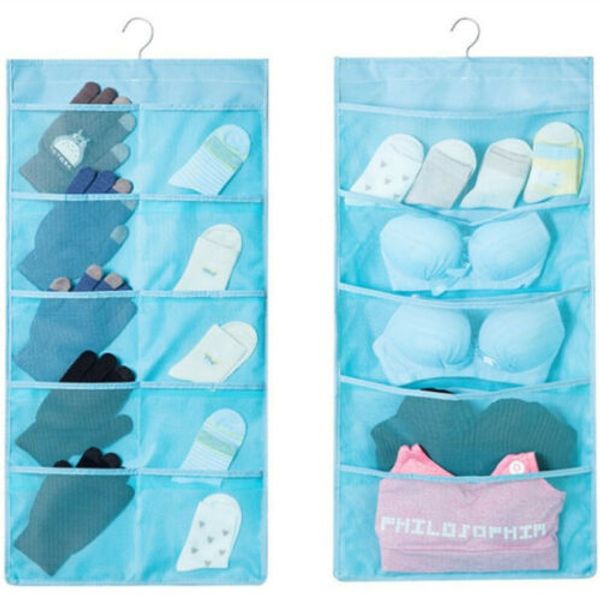

hanging bag double sided folding clothes pouch storage organizer large capacity