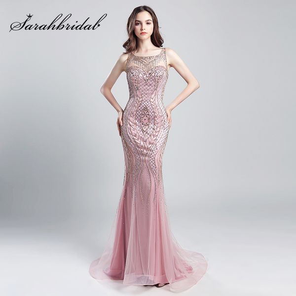 

урожай blush luxury бисероплетение русалка вечерние платья 2018 длинные иллюзия тюль rhinestone женщин maxi пром платья 029, White;black